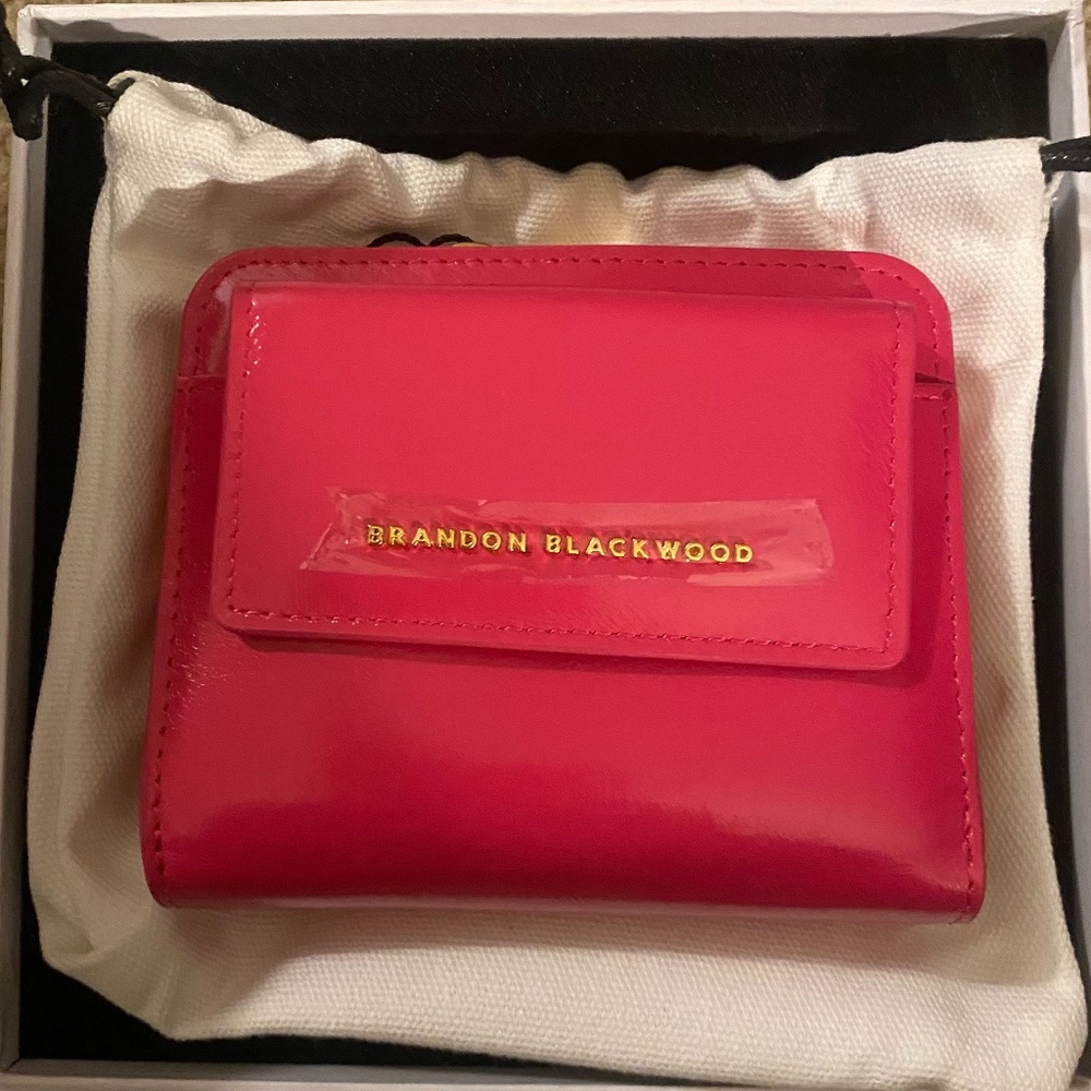Brand NWT Brandon Blackwood Hot Pink wallet